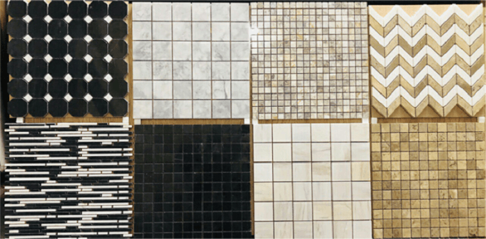 mẫu gạch ốp bể bơi cao cấp mosaic