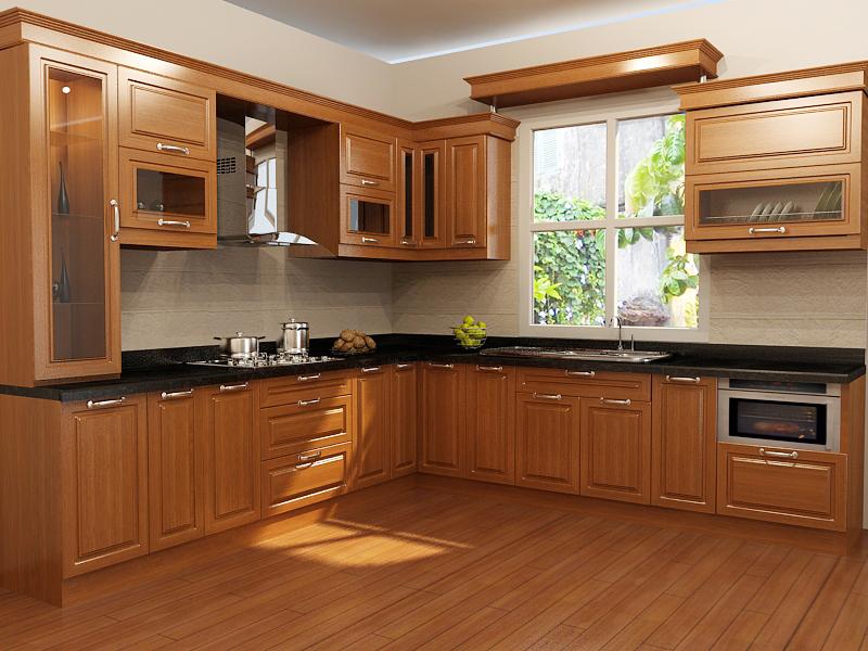 Mẫu gạch giả gỗ lý tưởng cho không gian bếp